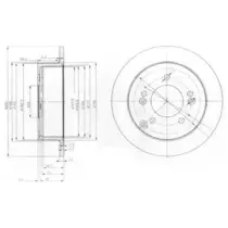 Тормозной диск DELPHI купить