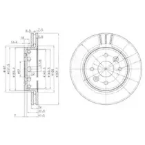 Тормозной диск DELPHI купить