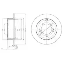 Тормозной диск DELPHI купить