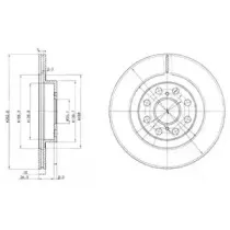 Тормозной диск DELPHI купить