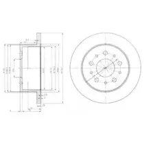 Тормозной диск DELPHI купить
