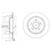 Тормозной диск DELPHI купить