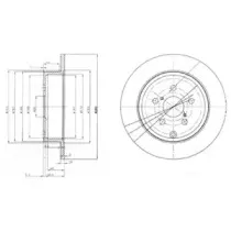 Тормозной диск DELPHI купить