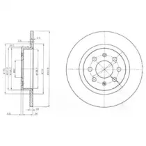 Тормозной диск DELPHI купить