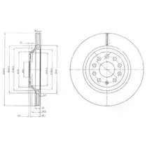 Тормозной диск DELPHI купить