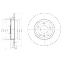 Тормозной диск DELPHI купить
