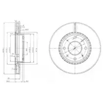 Тормозной диск DELPHI купить