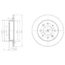 Тормозной диск DELPHI купить