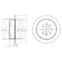 Тормозной диск DELPHI купить