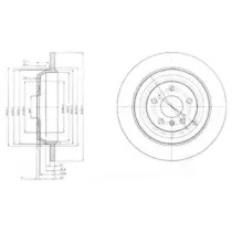 Тормозной диск DELPHI купить