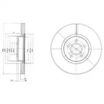 Тормозной диск DELPHI купить