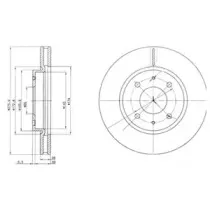 Тормозной диск DELPHI купить