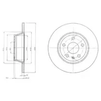 Тормозной диск DELPHI купить