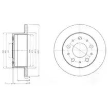 Тормозной диск DELPHI купить