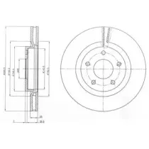 Тормозной диск DELPHI купить