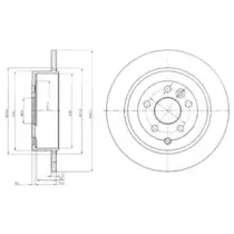Тормозной диск DELPHI купить