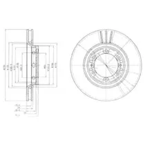 Тормозной диск DELPHI купить