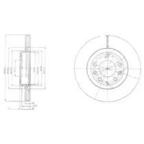 Тормозной диск DELPHI купить