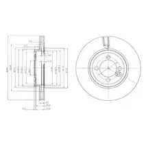 Тормозной диск DELPHI купить