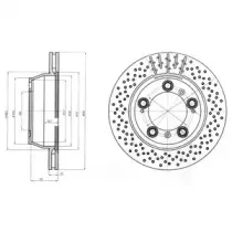 Тормозной диск DELPHI купить
