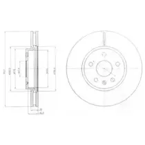 Тормозной диск DELPHI купить
