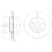 Тормозной диск DELPHI купить