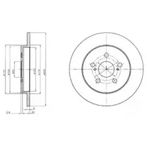 Тормозной диск DELPHI купить
