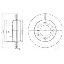 Тормозной диск DELPHI купить