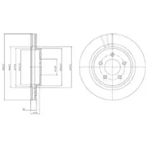 Тормозной диск DELPHI купить