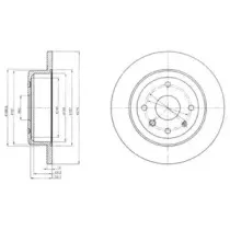 Тормозной диск DELPHI купить