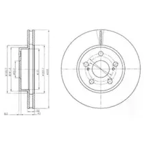 Тормозной диск DELPHI купить