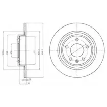 Тормозной диск DELPHI купить