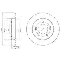 Тормозной диск DELPHI купить