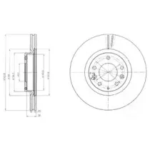Тормозной диск DELPHI купить