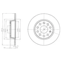 Тормозной диск DELPHI купить