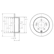 Тормозной диск DELPHI купить