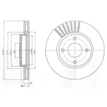 Тормозной диск DELPHI купить