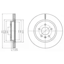 Тормозной диск DELPHI купить
