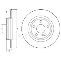 Тормозной диск DELPHI купить