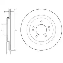 Тормозной диск DELPHI купить
