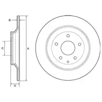 Тормозной диск DELPHI купить