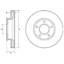 Тормозной диск DELPHI купить