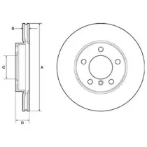 Тормозной диск DELPHI купить