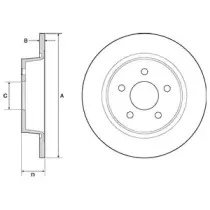 Тормозной диск DELPHI купить