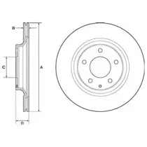 Тормозной диск DELPHI купить