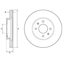 Тормозной диск DELPHI купить