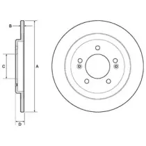 Тормозной диск DELPHI купить