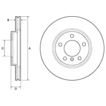 Тормозной диск DELPHI купить