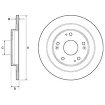 Тормозной диск DELPHI купить