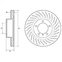 Тормозной диск DELPHI купить